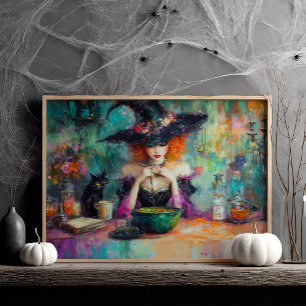 Vintage Witch Potion Kitchen Decoupage Tissue Paper