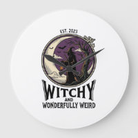 Vintage Witch Shirt With Spooky Moon Halloween Art