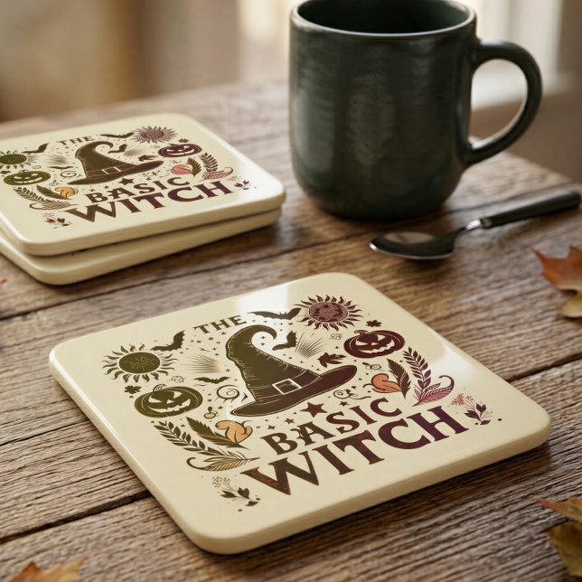 Vintage Witchcore Halloween Theme Coaster (Creator Uploaded)