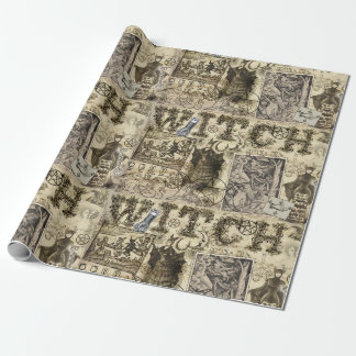 Vintage Witchcraft Wrapping Paper