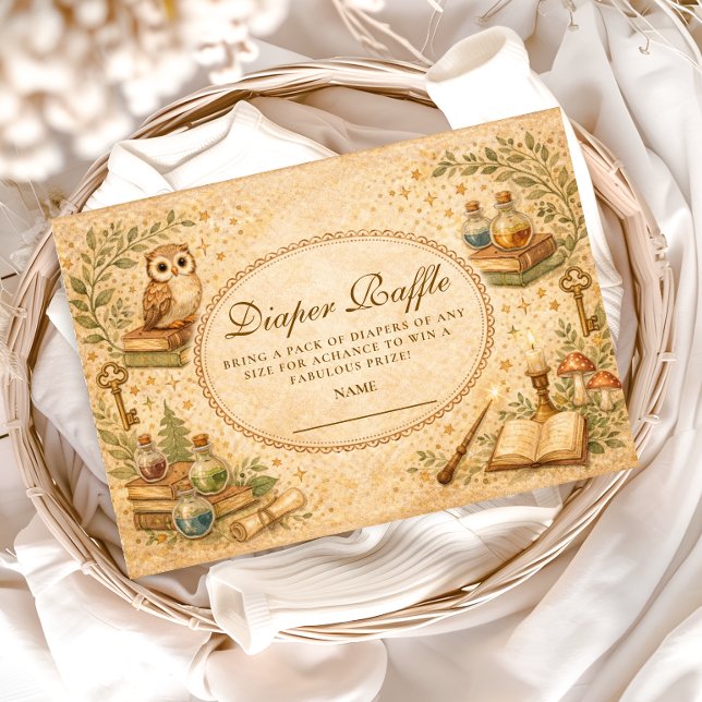 Vintage Wizard MagicDiapper Raffle Enclosure Card (Creator Uploaded)