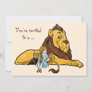 Vintage Wizard of Oz, Birthday Party Invitation