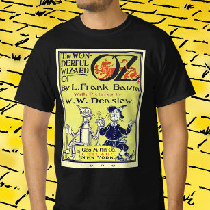 Vintage Wizard of Oz Book Cover Art, Title Page T-Shirt