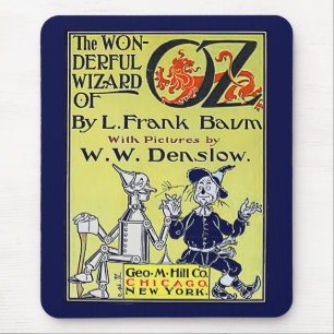 Vintage Wizard of Oz Book Cover Mouse Pad
