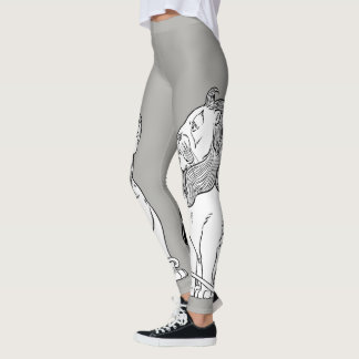 Vintage Wizard of Oz, Brave Cowardly Lion Leggings