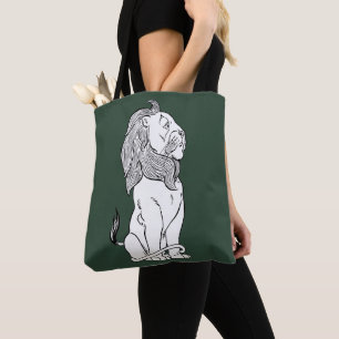 Vintage Wizard of Oz, Brave Cowardly Lion Tote Bag