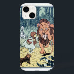 Vintage Wizard of Oz Characters, Yellow Brick Road Case-Mate iPhone 14 Case<br><div class="desc">Vintage illustration classic children's fairy tales image by William Wallace Denslow, from the Victorian Era story book The Wonderful Wizard of Oz by L. Frank Baum. Here the Cowardly Lion is crying after the young girl Dorothy has smacked him across his nose after the lion had picked up her pet...</div>