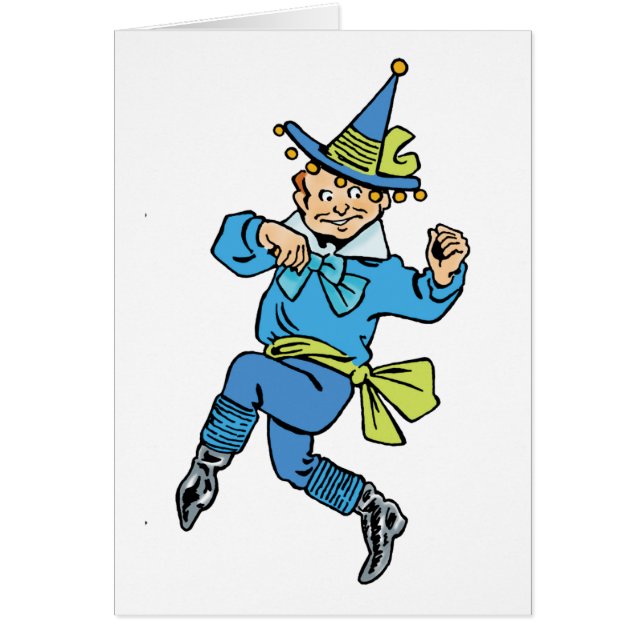 Vintage Wizard of Oz, Cute Dancing Boy Munchkin! (Front)