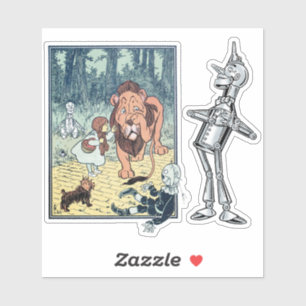 Vintage Wizard of Oz, Dorothy, Lion and Tinman