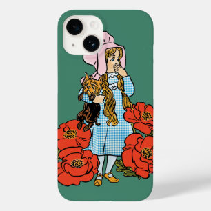 Vintage Wizard of Oz, Dorothy, Red Poppy Flowers Case-Mate iPhone 14 Case