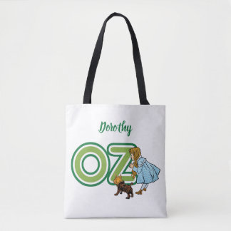 Vintage Wizard of Oz Dorothy Toto with BIG Letters Tote Bag