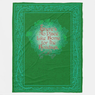 Vintage Wizard of Oz Fleece Christmas Blanket