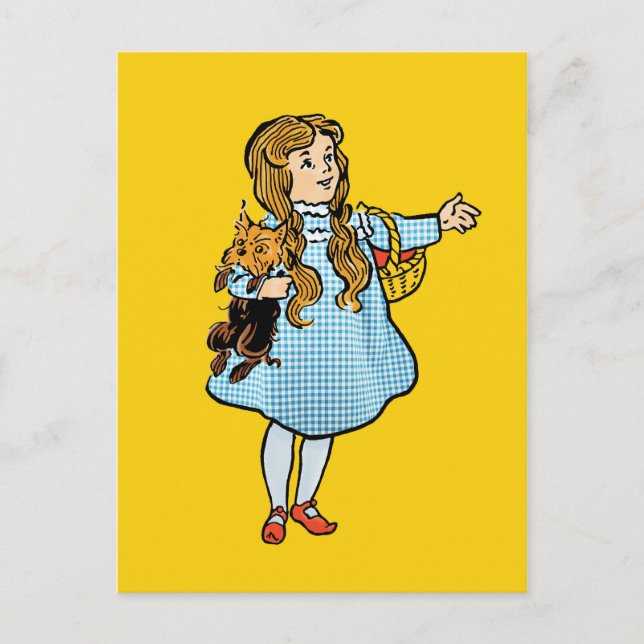 Vintage Wizard of Oz Postcard (Front)