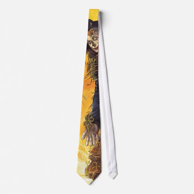 Vintage Wizard of Oz Scarecrow Tie (Front)