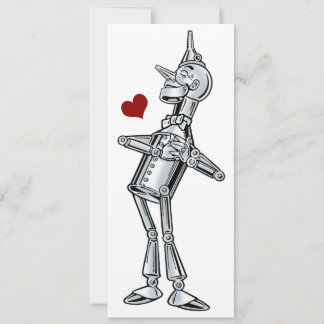 Vintage Wizard of Oz, Tinman Heart Birthday Party Invitation
