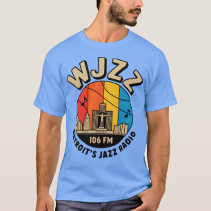 Vintage WJZZ 106 FM Detroit Jazz T-Shirt