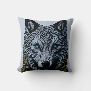 vintage wolf 2 cushion