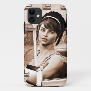 Vintage Woman Case-Mate iPhone Case