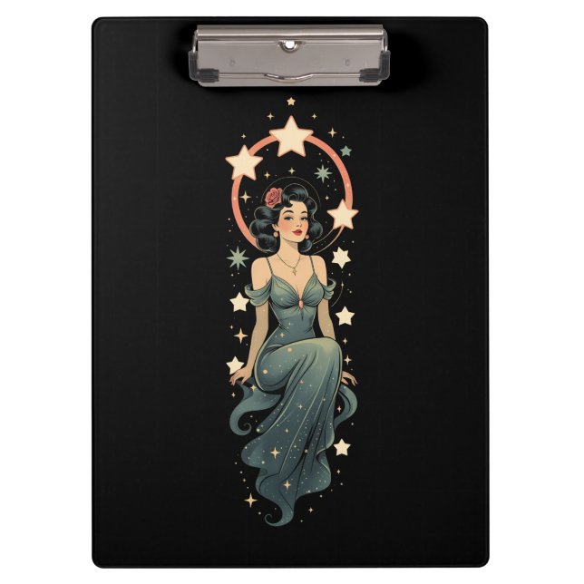 VINTAGE WOMAN CLIPBOARD (Front)