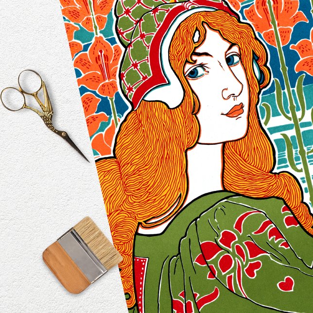 Vintage Woman Decoupage Tissue Paper (Creator Uploaded)