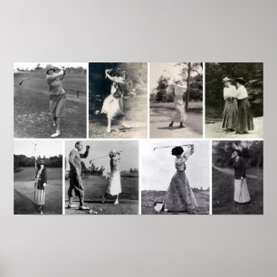 Vintage Woman Golfers - Golf Art Print