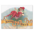 Vintage Woman in Champagne Glass Poster: 1900s Bar