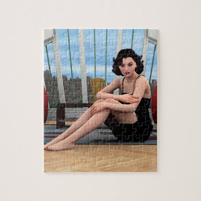 Vintage Woman Jigsaw Puzzle (Vertical)