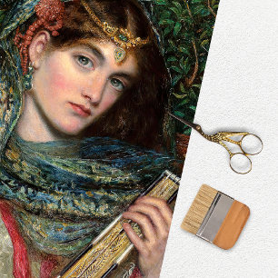 Vintage Woman Music Tissue Paper