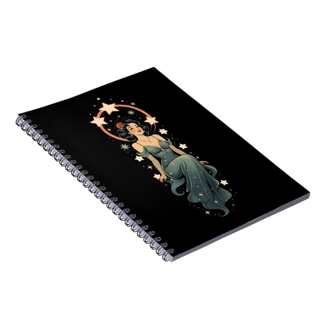VINTAGE WOMAN NOTEBOOK (Right Side)