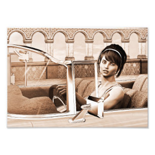 Vintage Woman Photo Print