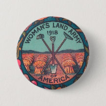Vintage Womans Land Army Feminist Suffrage Protest