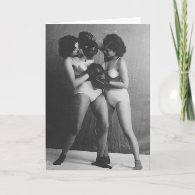 Vintage Women Apology Card (Front)