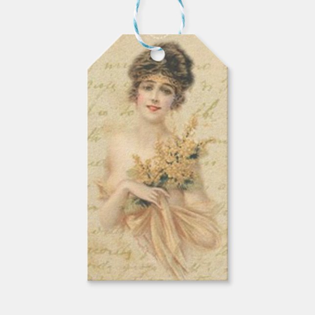 Vintage Women Gift Tags (Front)