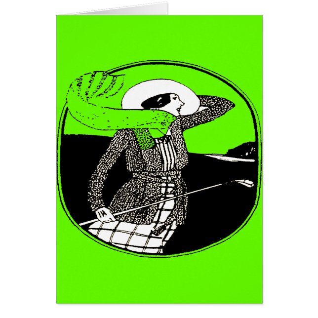 VINTAGE WOMEN GOLFER (Front)