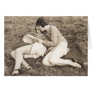 Vintage Women Reading