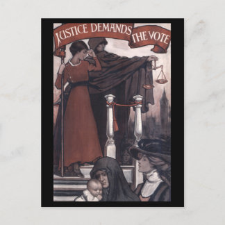 Vintage Women Vote Campaign 1910 Postcard