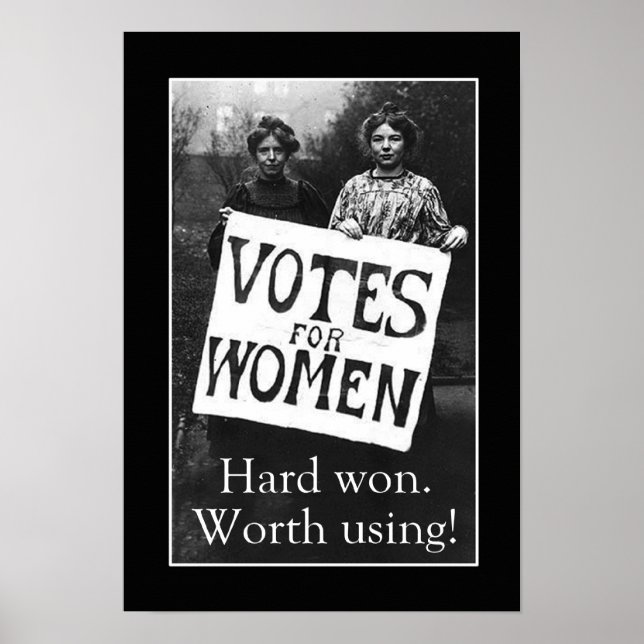 Vintage Women Vote Poster (Front)