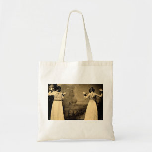 Vintage Women's Fencing Bout Tote Bag