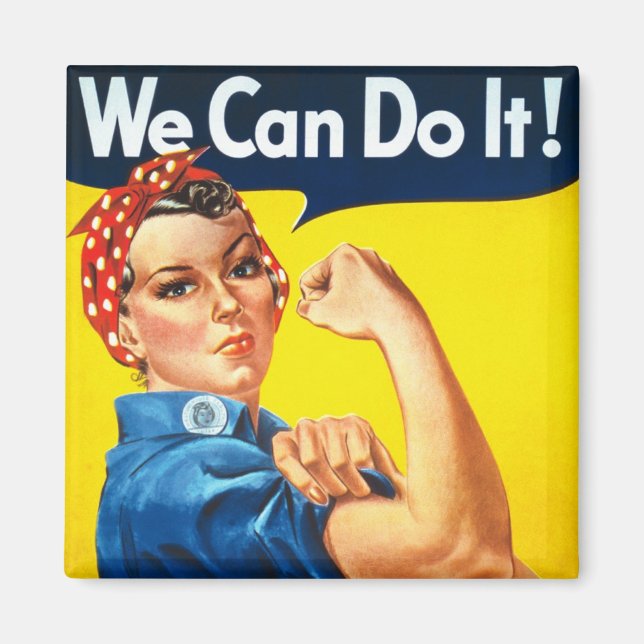 Vintage Womens Rights Ad Magnet (Front)