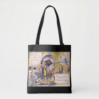 Vintage Women's Suffrage Advertisement Tote Bag