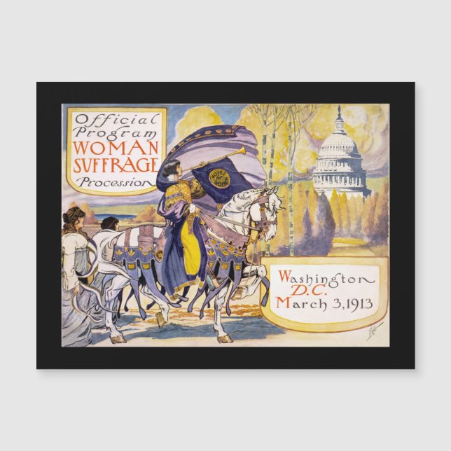 Vintage Women's Suffrage Poster (Front)