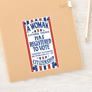 Vintage Women's Voting Rights Support Reprint