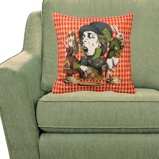 Vintage Wonderland Characters Cushion (Creator Uploaded)