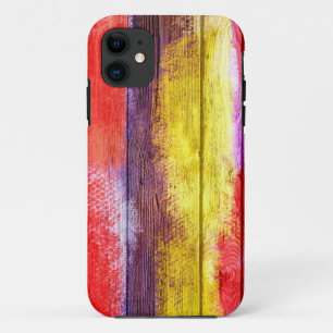 Vintage Wood Abstract Painting #6 Case-Mate iPhone Case