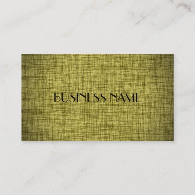 Vintage Wood Material Business Cards (Front)