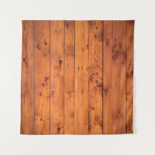 Vintage wood texture wooden wall tapestry
