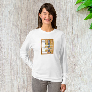 Vintage Wooden Abacus Classic Counting Tool  T-Shirt
