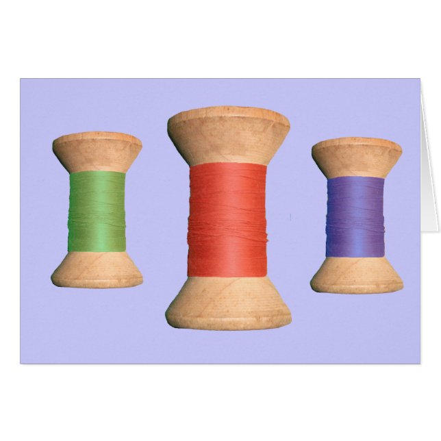 Vintage Wooden Spool Series (Front Horizontal)