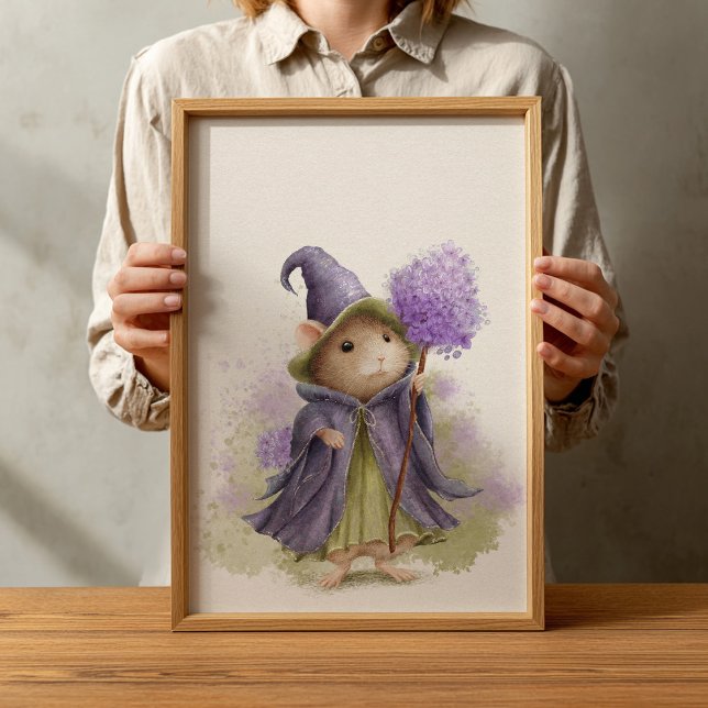 Vintage Woodland Animals Nursery Poster (Creator Uploaded)