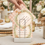 Vintage Woodland Fox Baby Shower Napkin<br><div class="desc">A charming woodland-inspired baby shower design featuring a sweet watercolor fox resting above a delicate floral wreath. Soft greenery, tiny mushrooms, and wildflowers create a cozy forest frame, finished with a warm bow and a soft peach gingham background. The vintage storybook illustration style and gentle earthy palette give the design...</div>